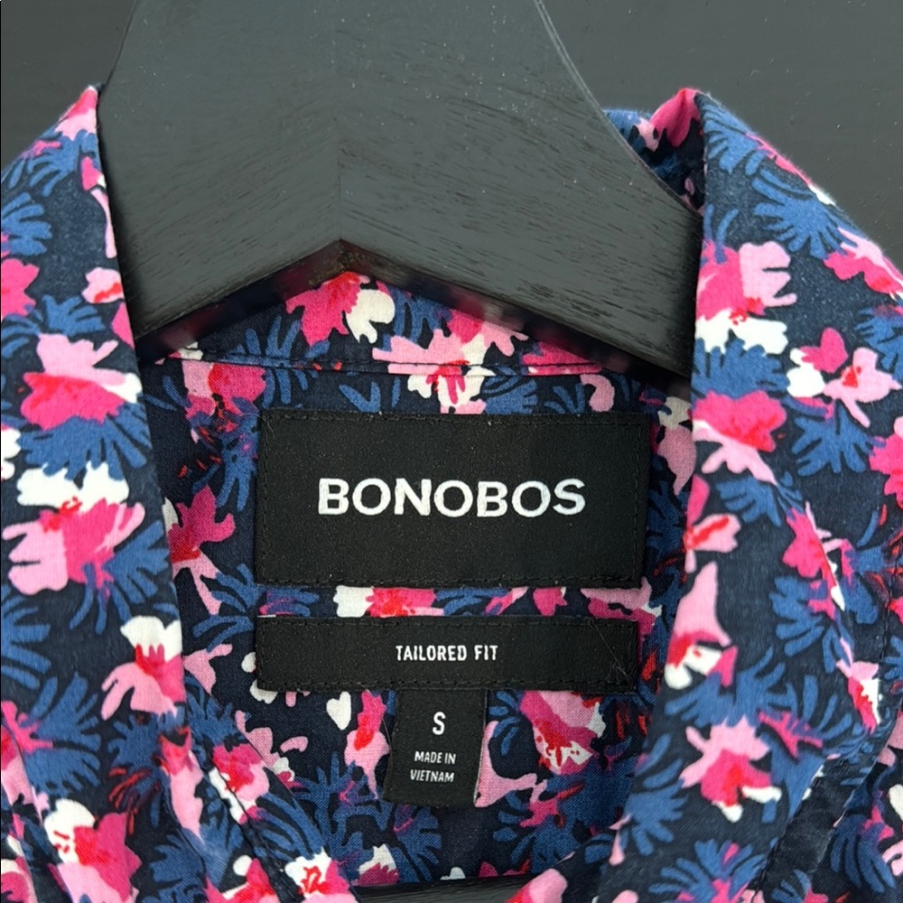 Bonobos Men's Riviera Short Sleeve Floral Shirt - Picture 2 of 4